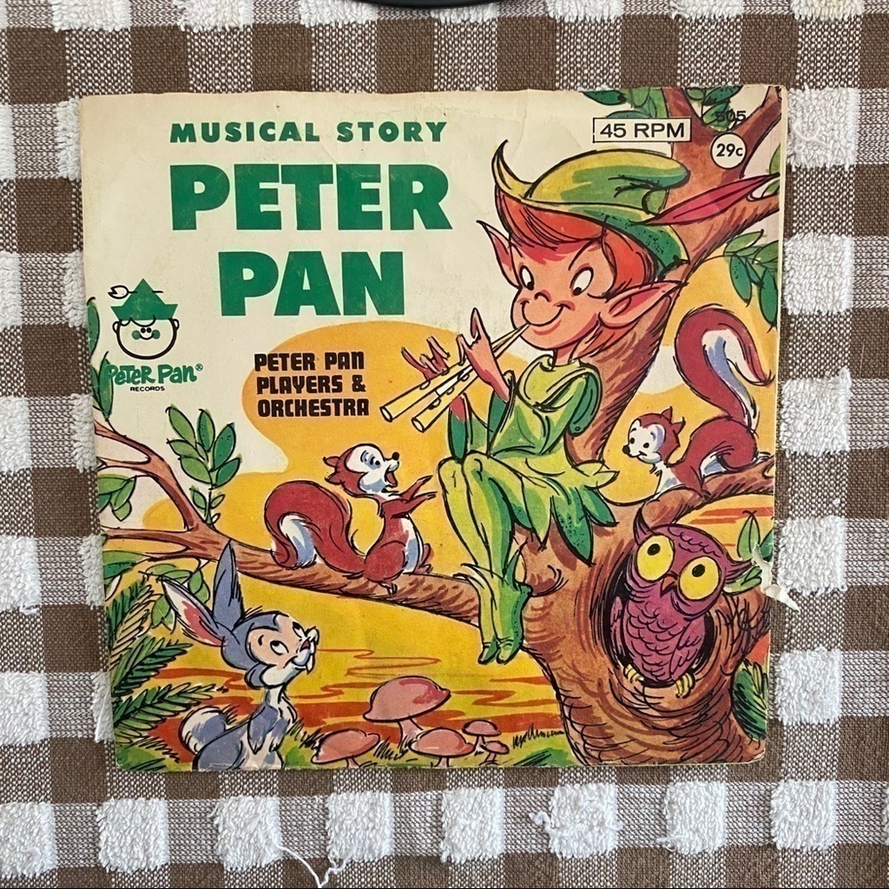 Vintage Peter Pan Orchestra Record 1960s Kids Song